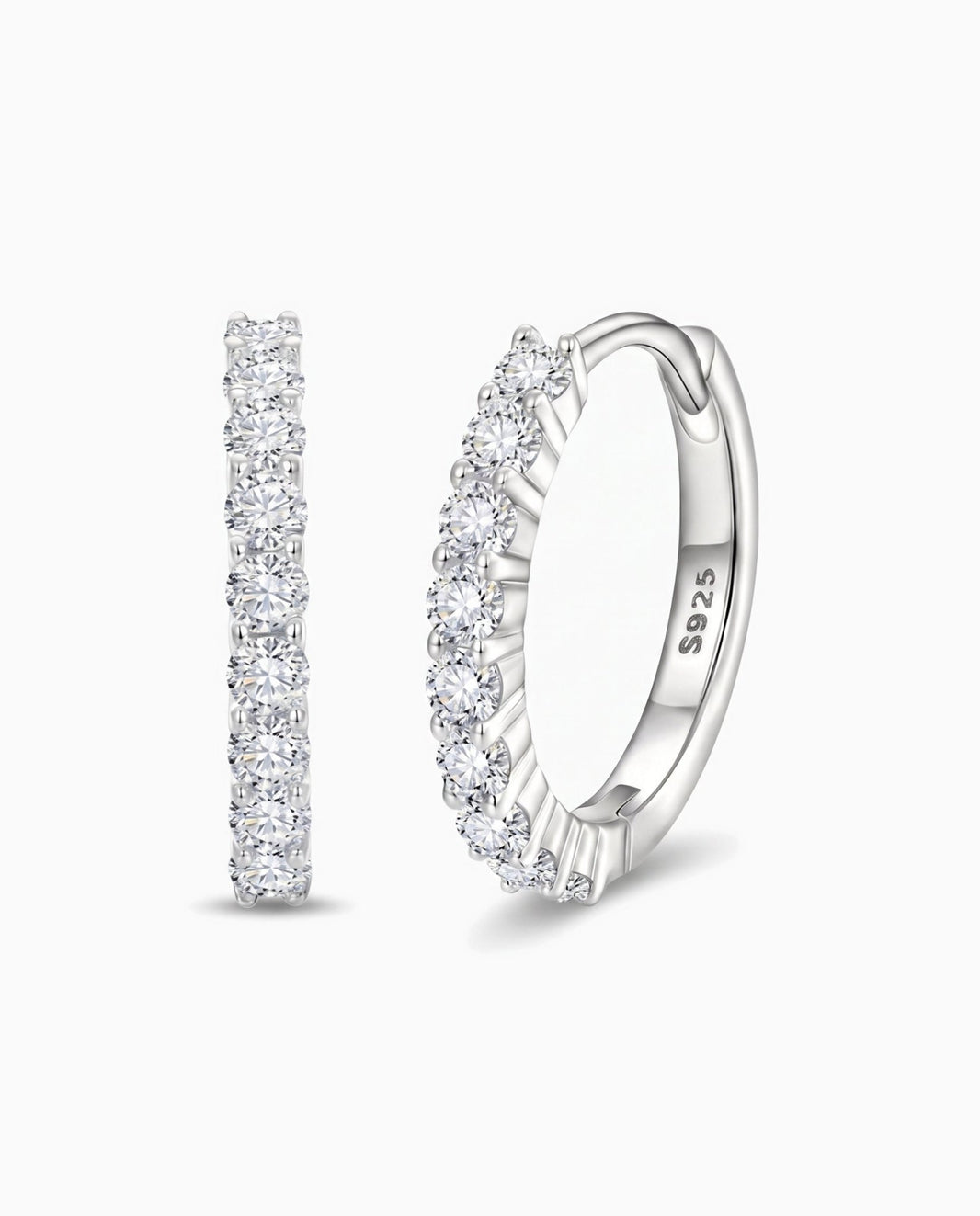MOISSANITE ETERNITY EARRINGS. - Drippy Amsterdam