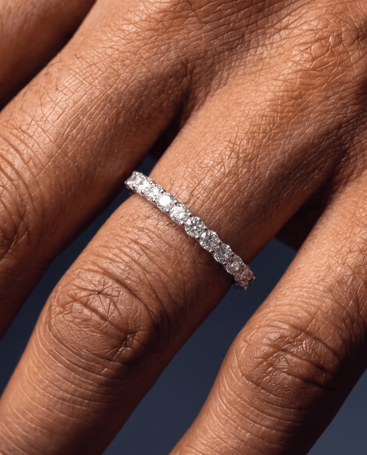 MOISSANITE ETERNITY RING. - Drippy Amsterdam