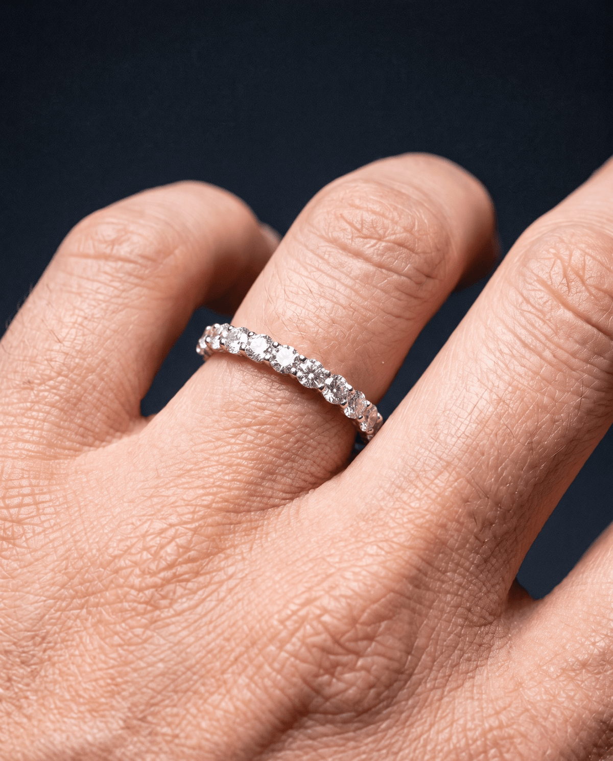 MOISSANITE ETERNITY RING. - Drippy Amsterdam