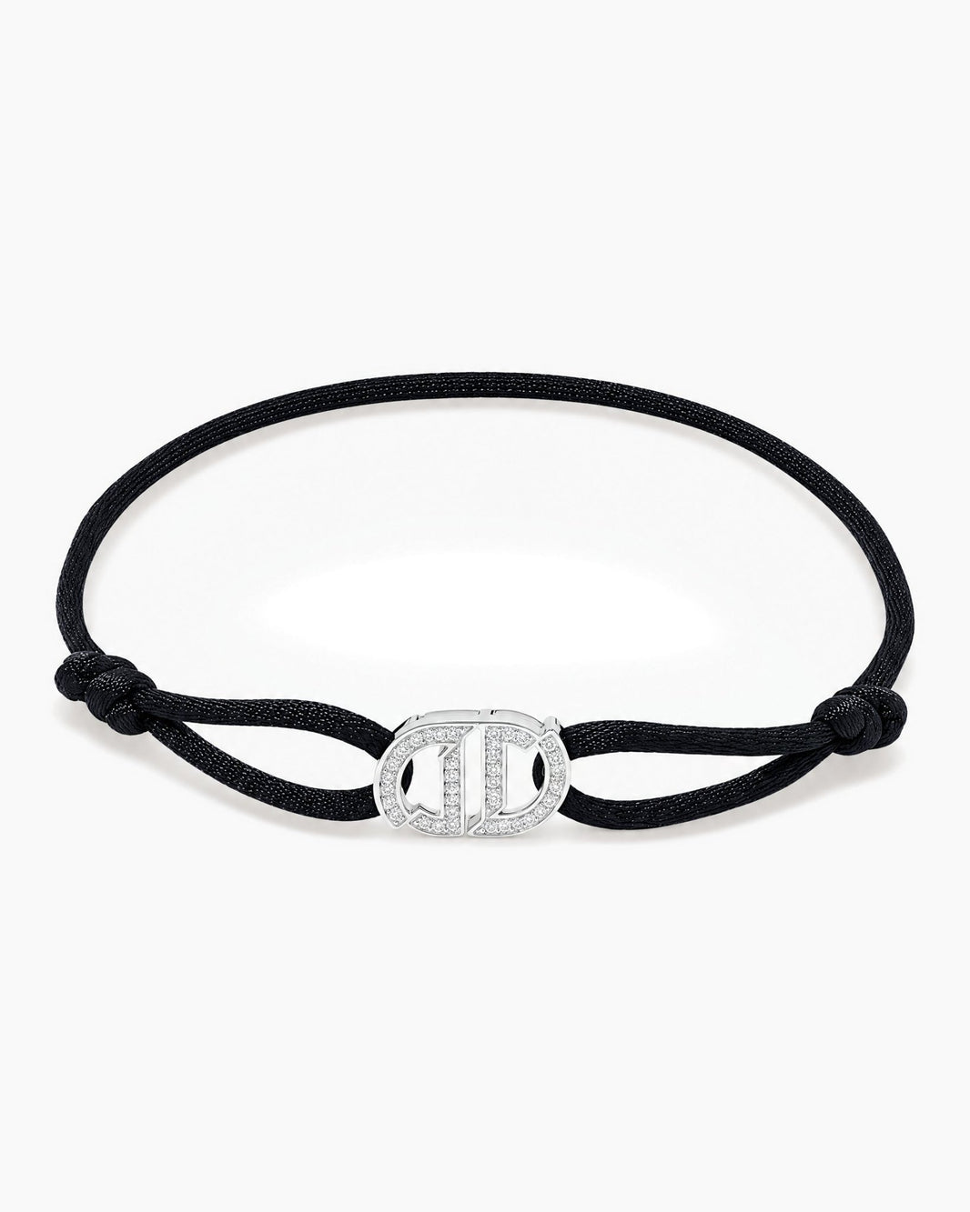 MOISSANITE INFINITY CORD BRACELET.