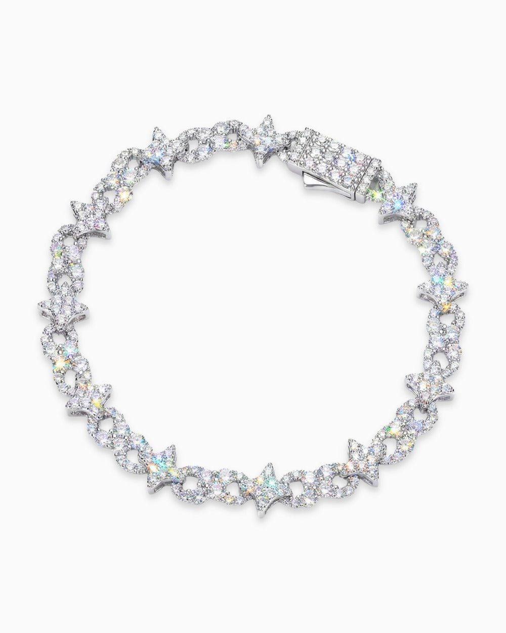 MOISSANITE INFINITY STARS BRACELET. - Drippy Amsterdam