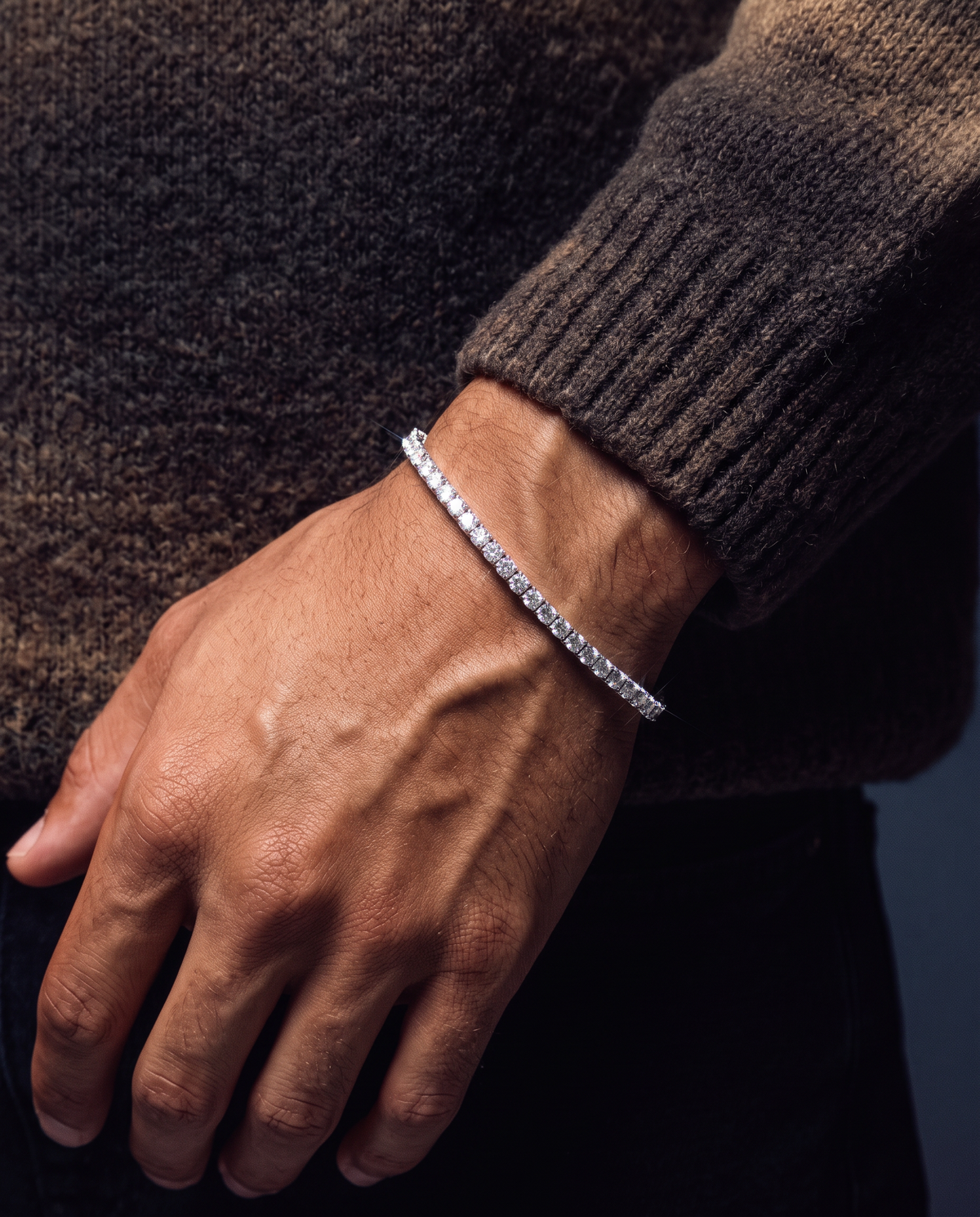 MOISSANITE TENNIS BRACELET. - 2MM
