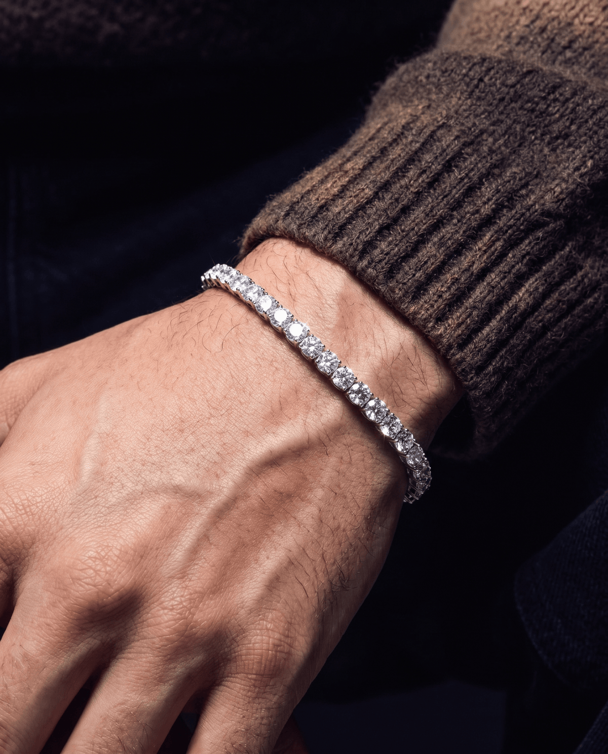 MOISSANITE TENNIS BRACELET. - 4MM - Drippy Amsterdam