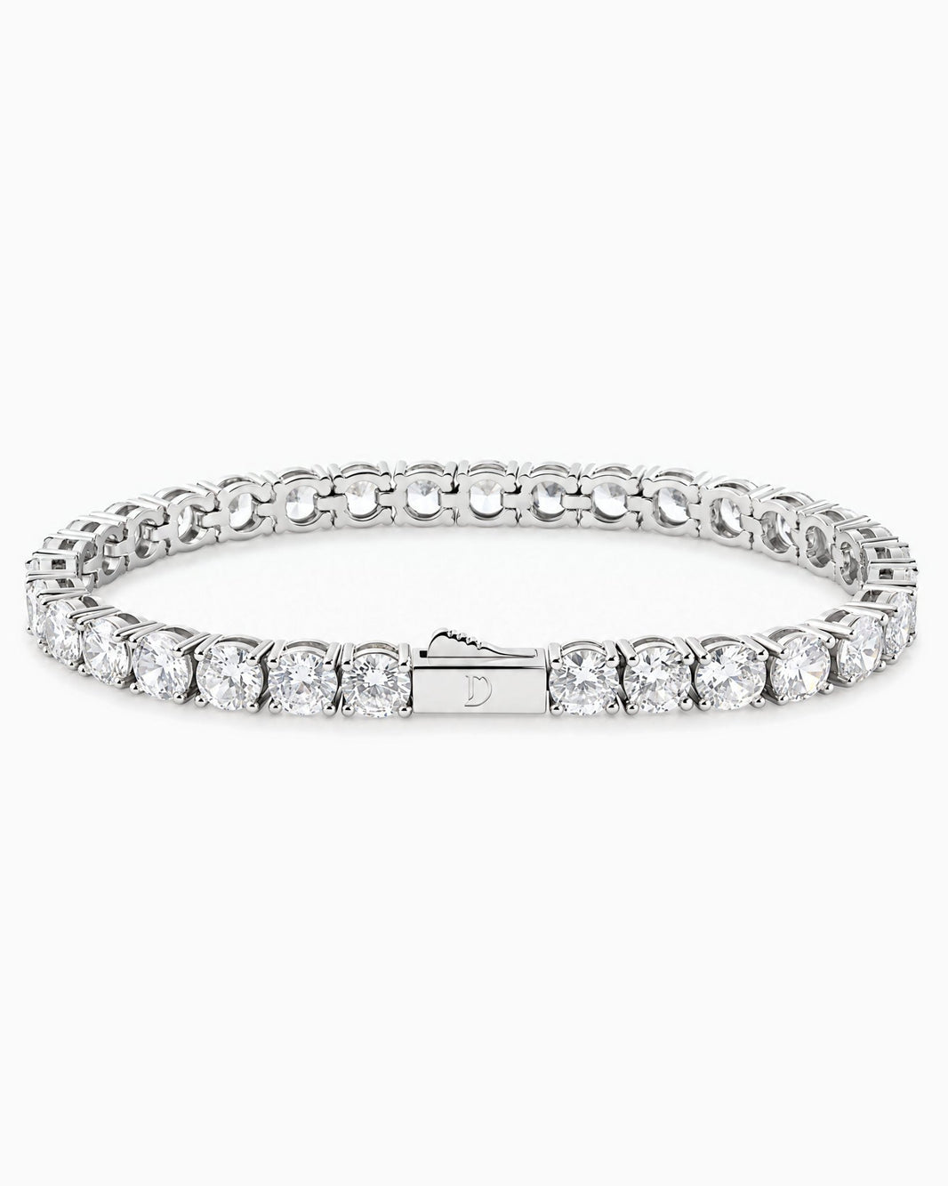 MOISSANITE TENNIS BRACELET. - 5MM