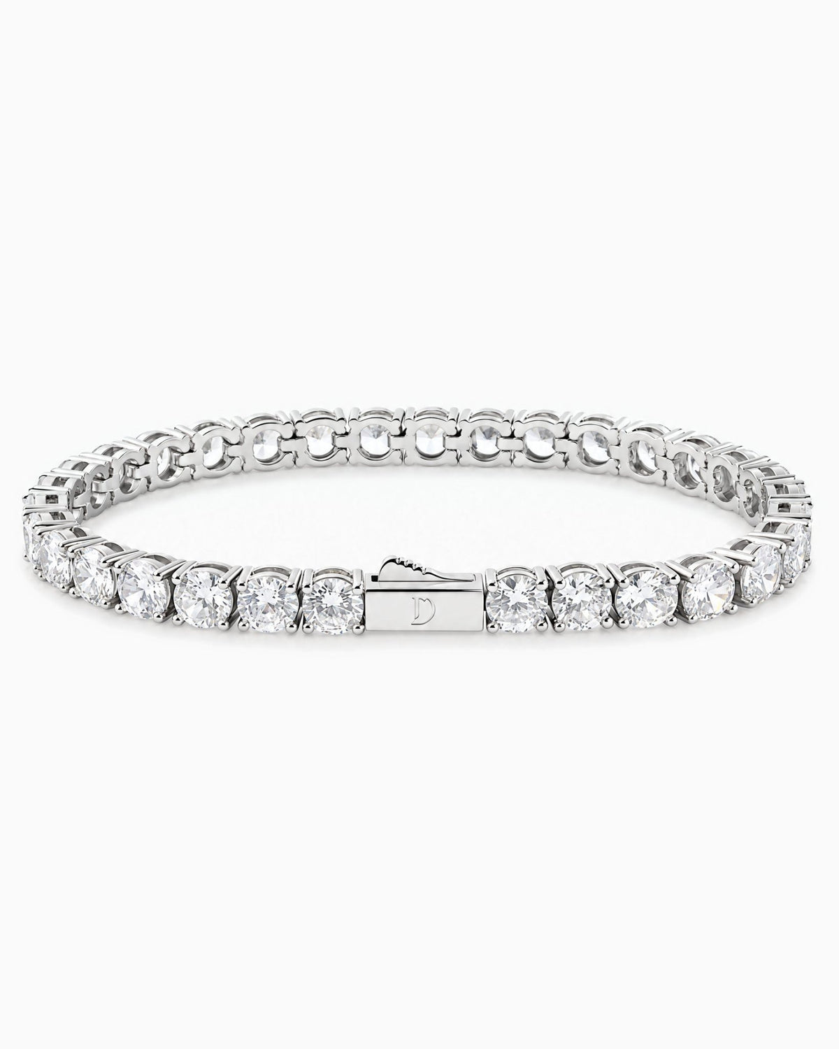 MOISSANITE TENNIS BRACELET. - 5MM