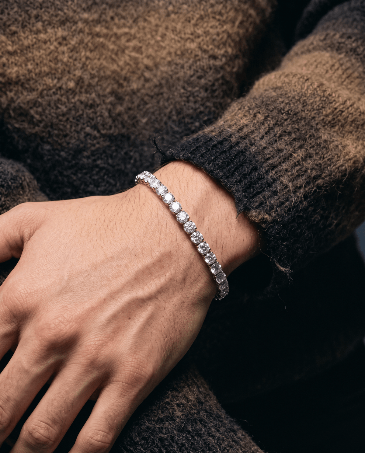 MOISSANITE TENNIS BRACELET. - 5MM - Drippy Amsterdam