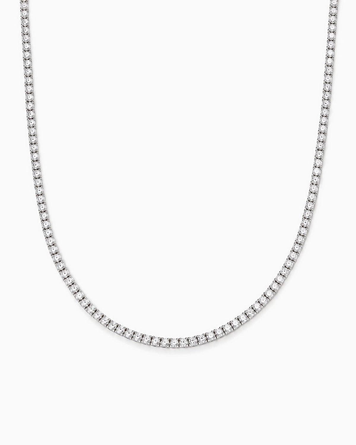 MOISSANITE TENNIS CHAIN. - 2MM