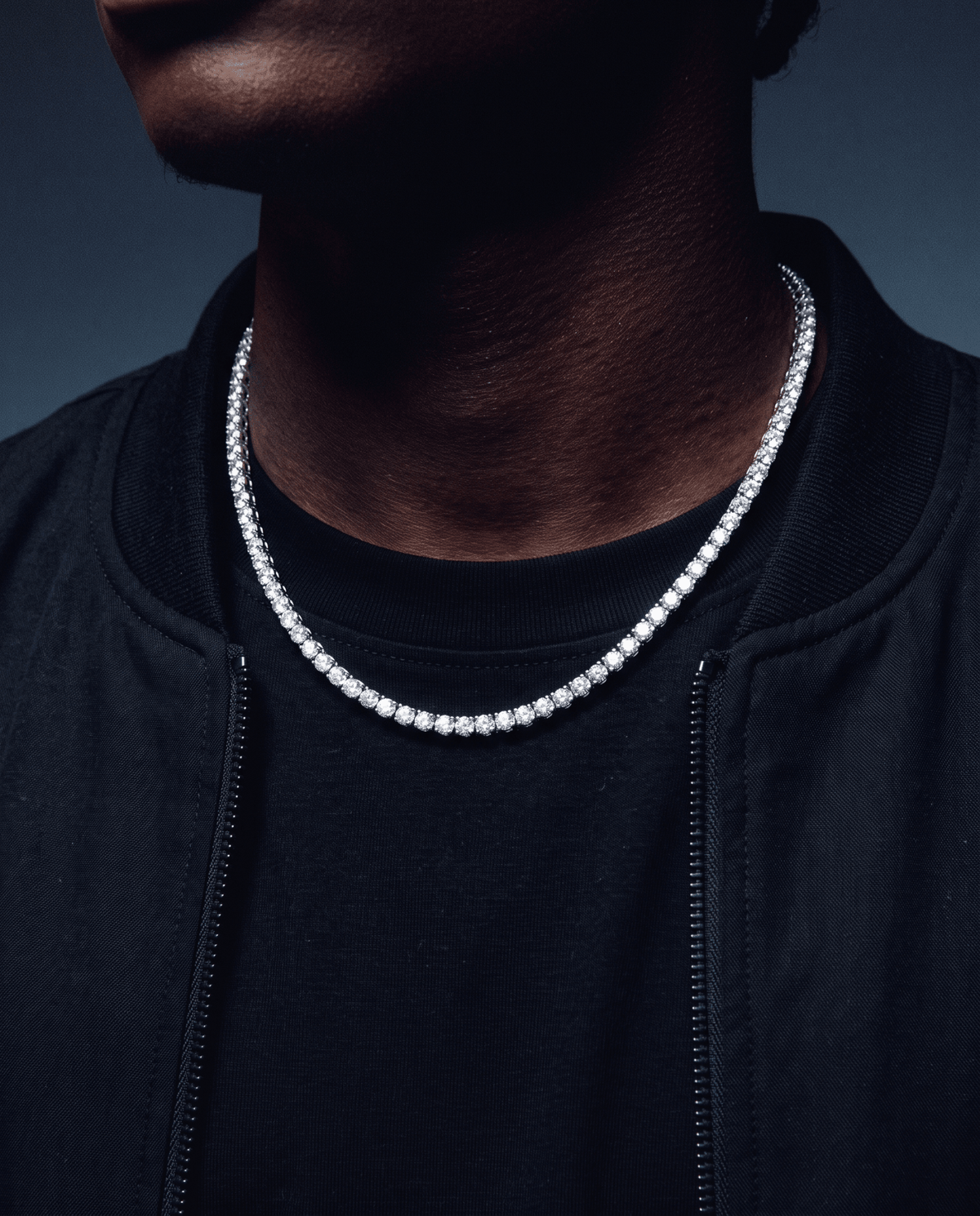 MOISSANITE TENNIS CHAIN. - 3MM - Drippy Amsterdam