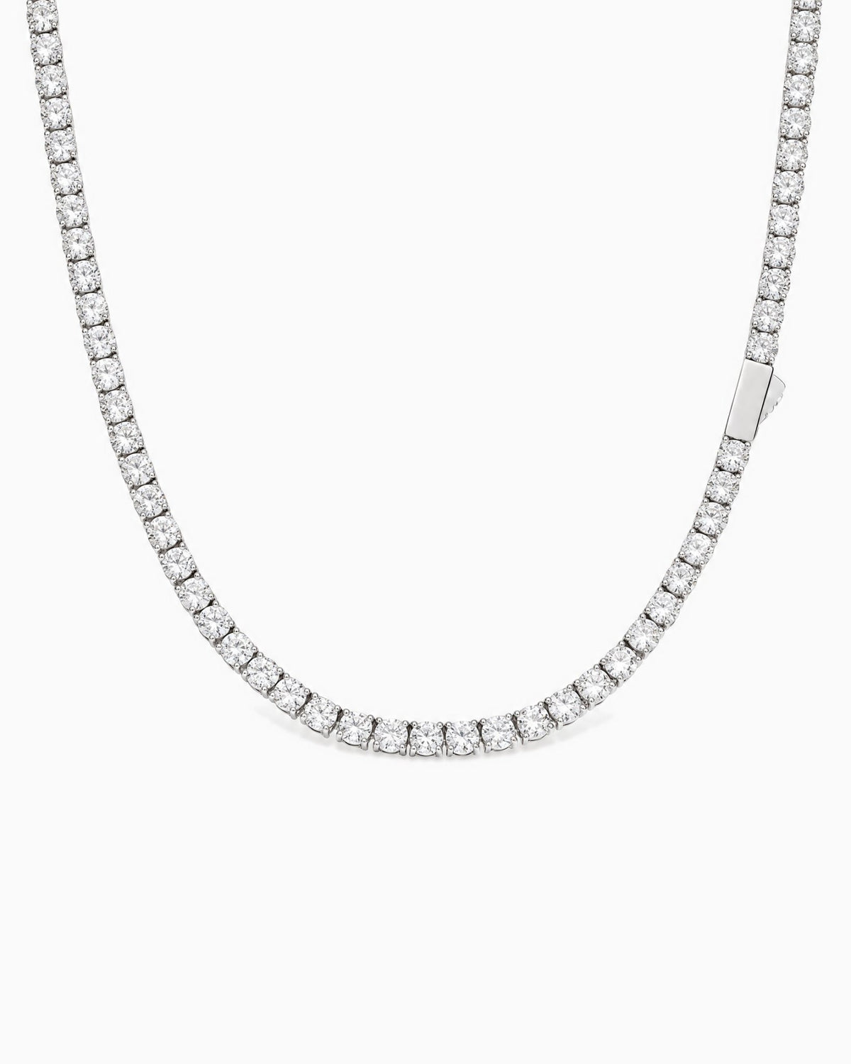 MOISSANITE TENNIS CHAIN. - 3MM