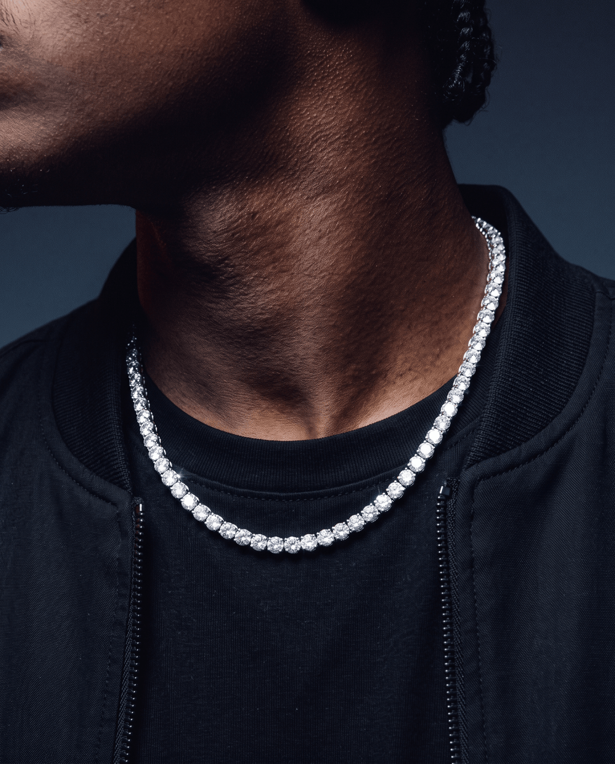 MOISSANITE TENNIS CHAIN. - 5MM - Drippy Amsterdam