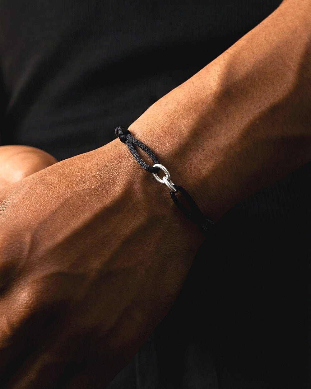OVAL LINK CORD BRACELET. - Drippy Amsterdam