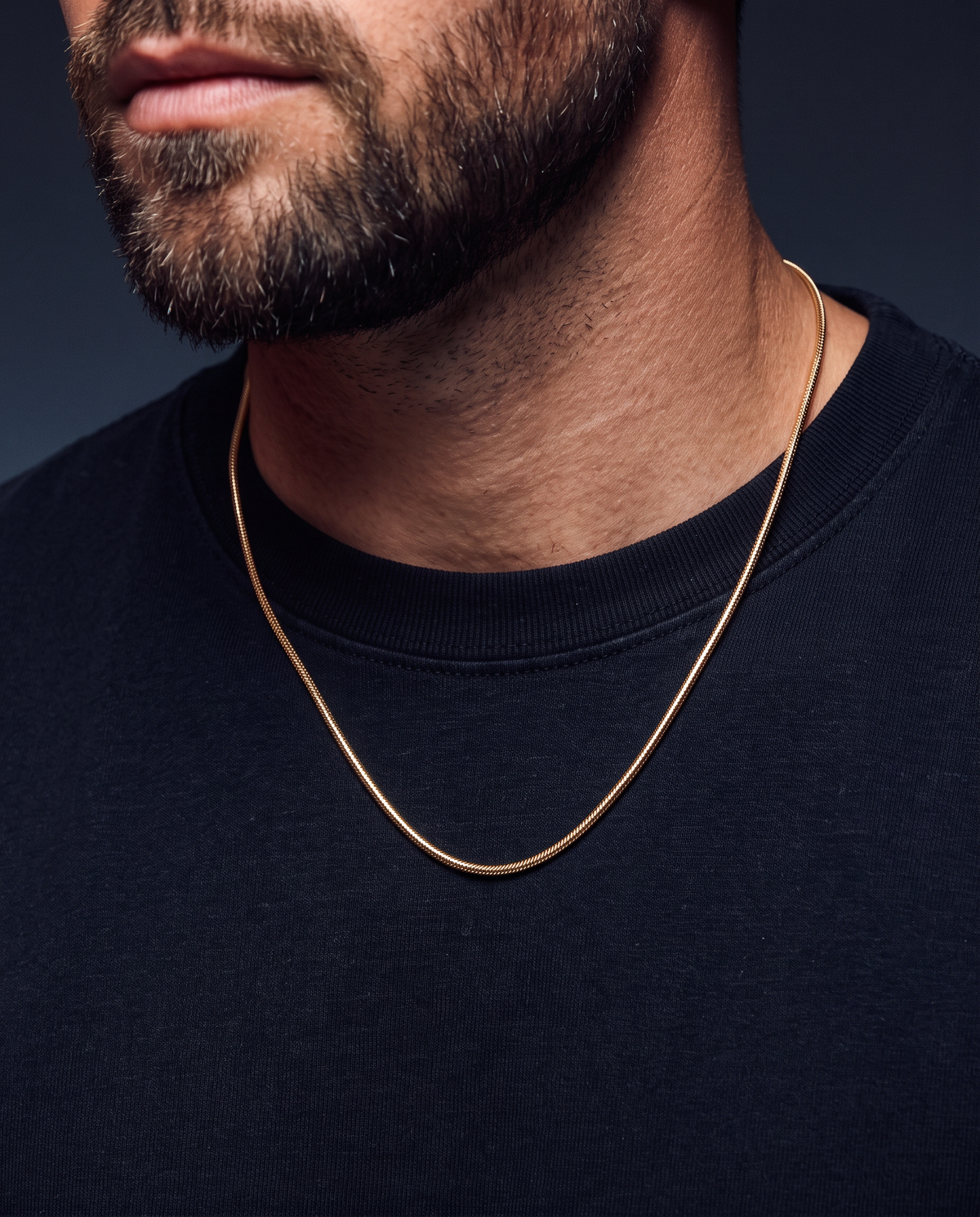 CLEAN SNAKE CHAIN. - 2MM GOLD