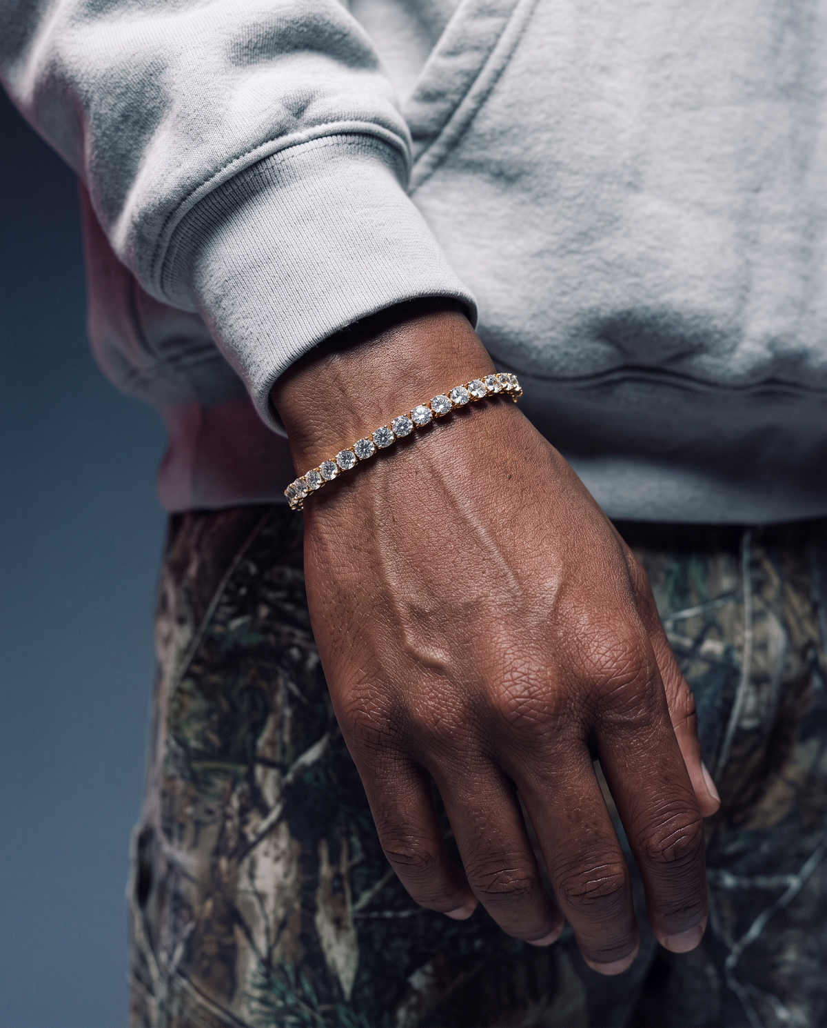 TENNISBOY BRACELET. - 5MM GOLD