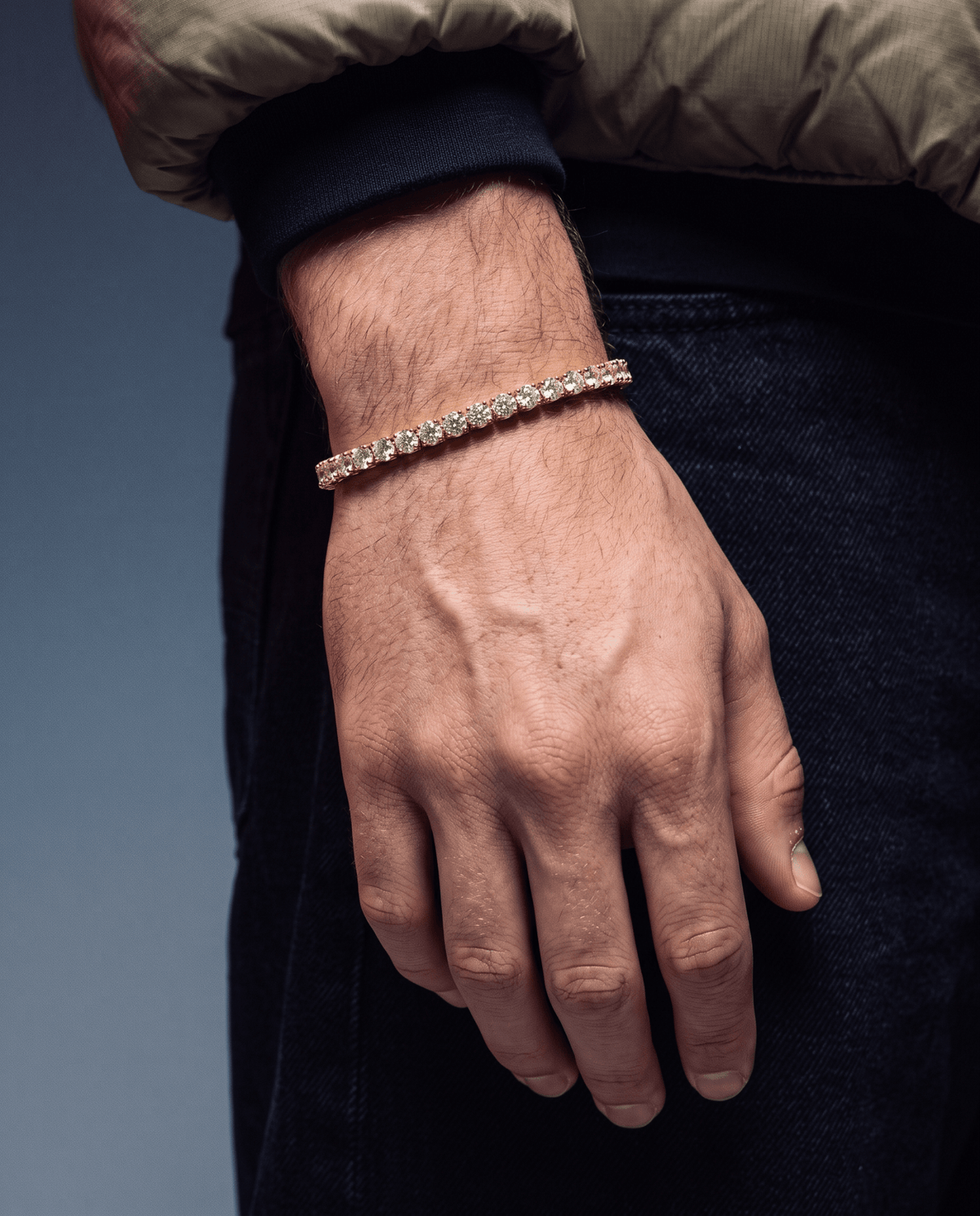 TENNISBOY BRACELET. - 3MM GOLD - Drippy Amsterdam