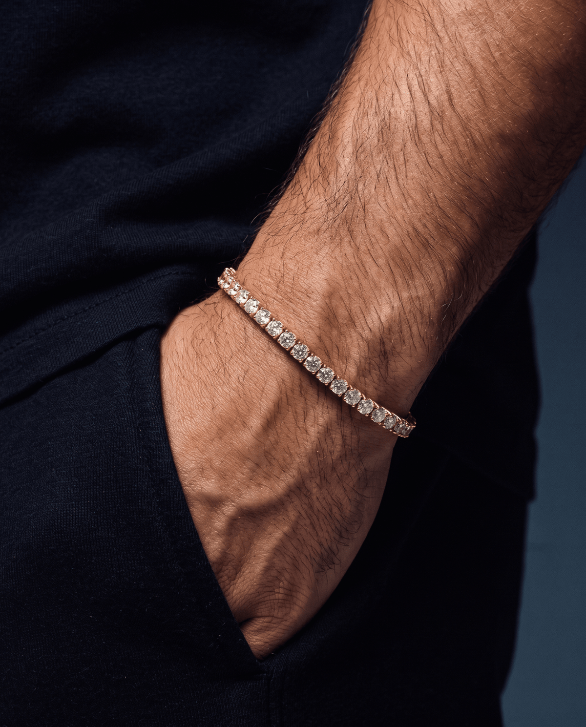 TENNISBOY BRACELET. - 3MM GOLD - Drippy Amsterdam