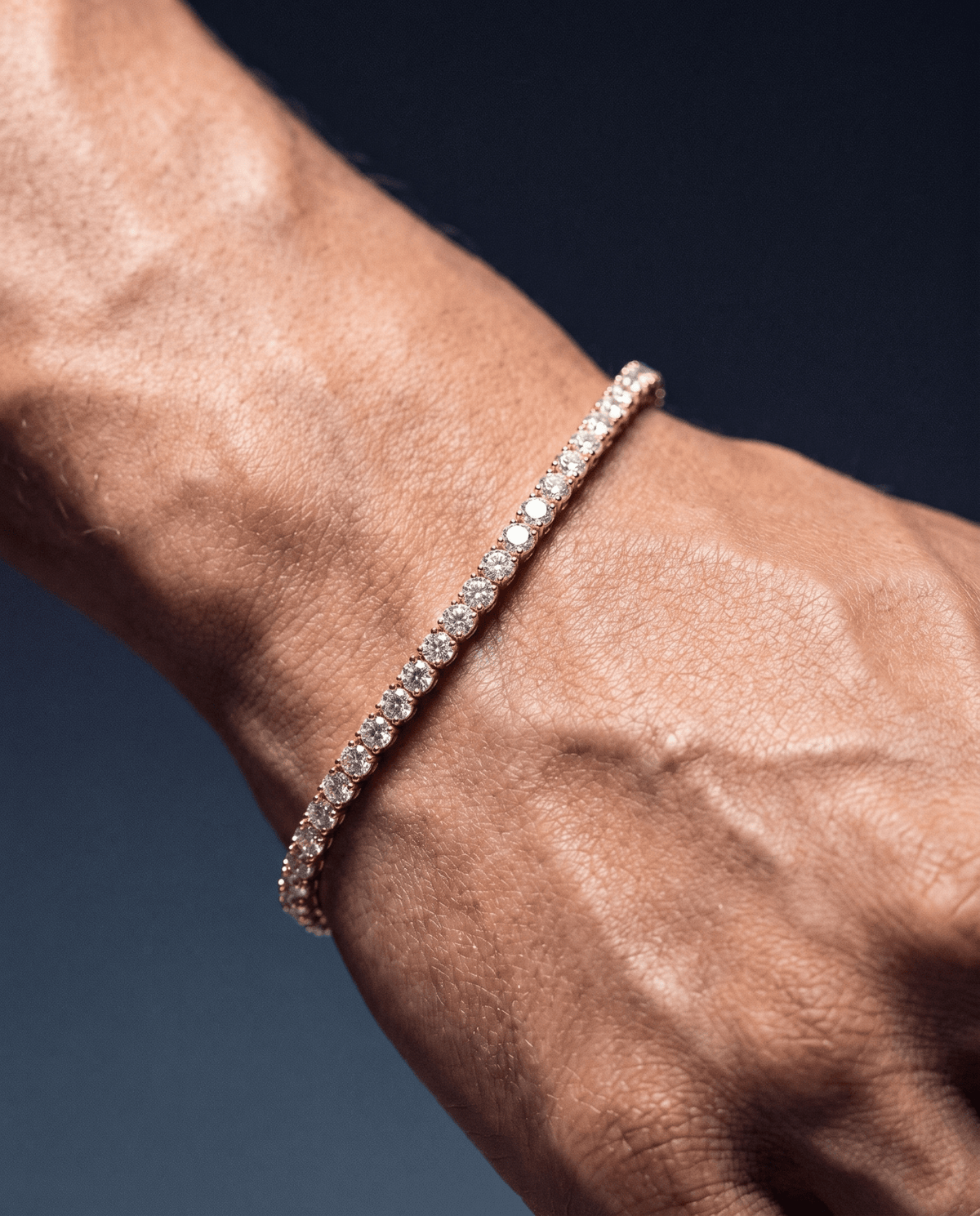 TENNISBOY BRACELET. - 3MM GOLD - Drippy Amsterdam