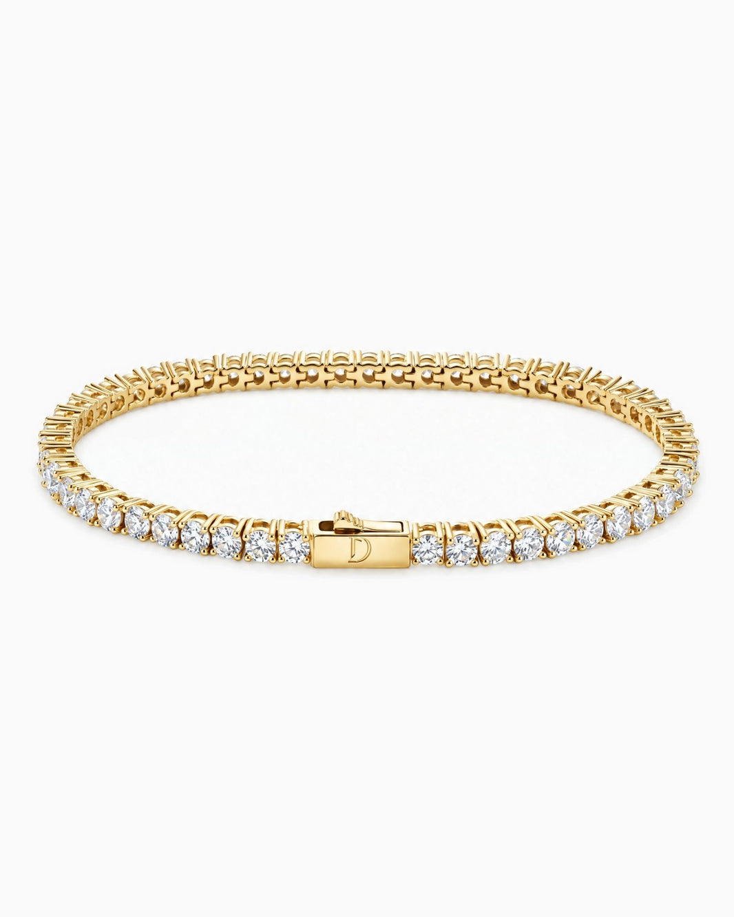TENNISBOY BRACELET. - 3MM GOLD