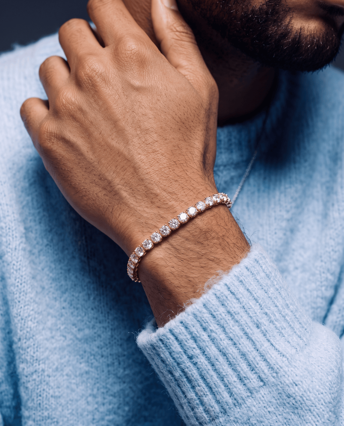 TENNISBOY BRACELET. - 5MM GOLD - Drippy Amsterdam