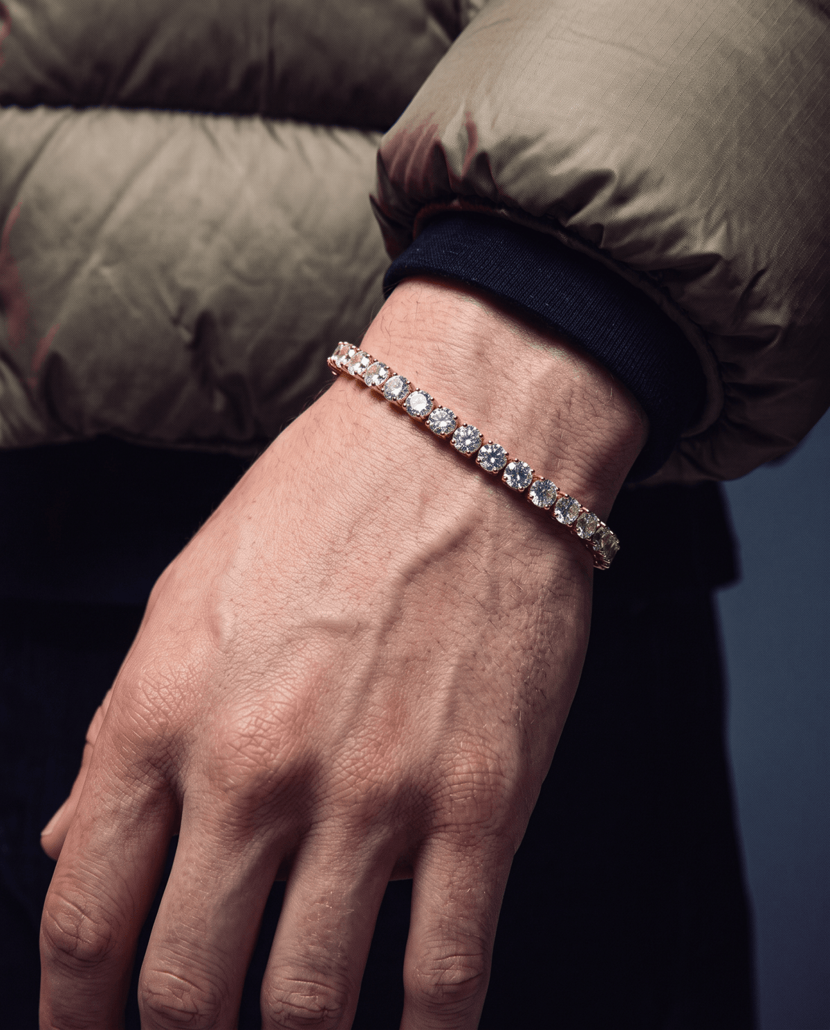 TENNISBOY BRACELET. - 5MM GOLD - Drippy Amsterdam