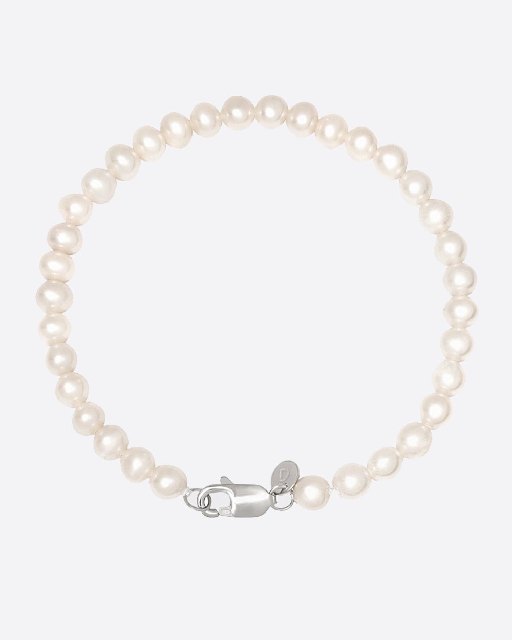 WATERPEARLS BRACELET. - 5MM 925 STERLING SILVER - Drippy Amsterdam