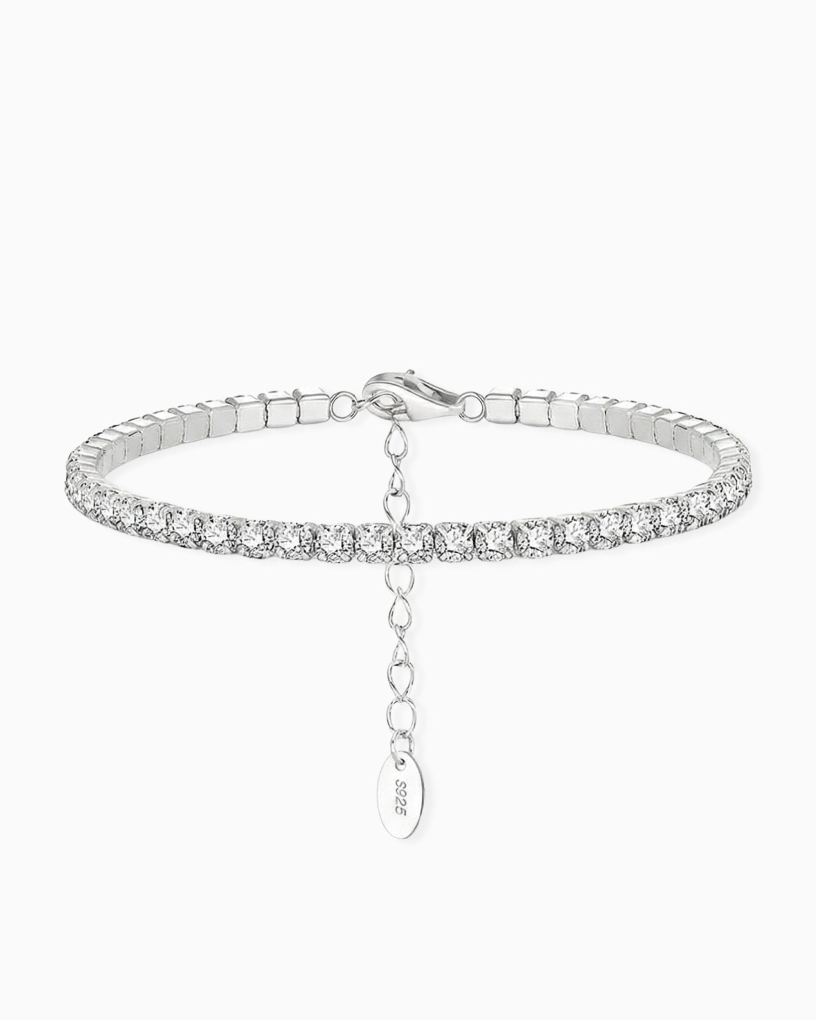 WHITE ICE BRACELET. - 3MM - Drippy Amsterdam