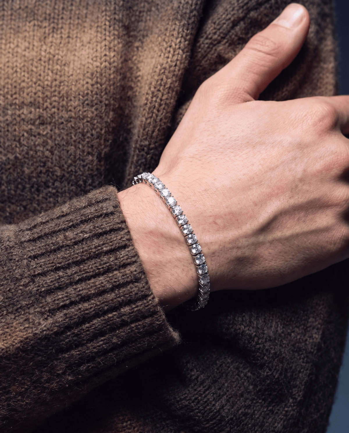 WHITE ICE BRACELET. - 3MM 925 - Drippy Amsterdam