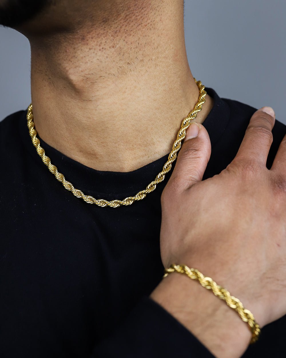 CLEAN ROPE. - 6MM 18K GOLD - Drippy Amsterdam