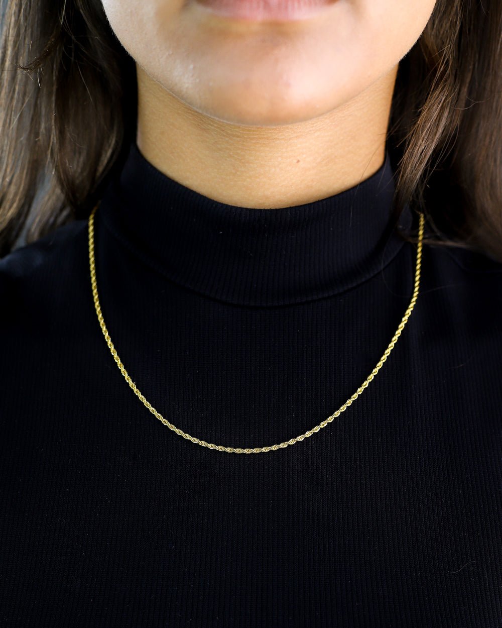 CLEAN ROPE CHAIN. - 2MM 18K GOLD - Drippy Amsterdam